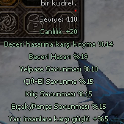 +8 kara ejderha küpesi  6 7 si 50 b.str